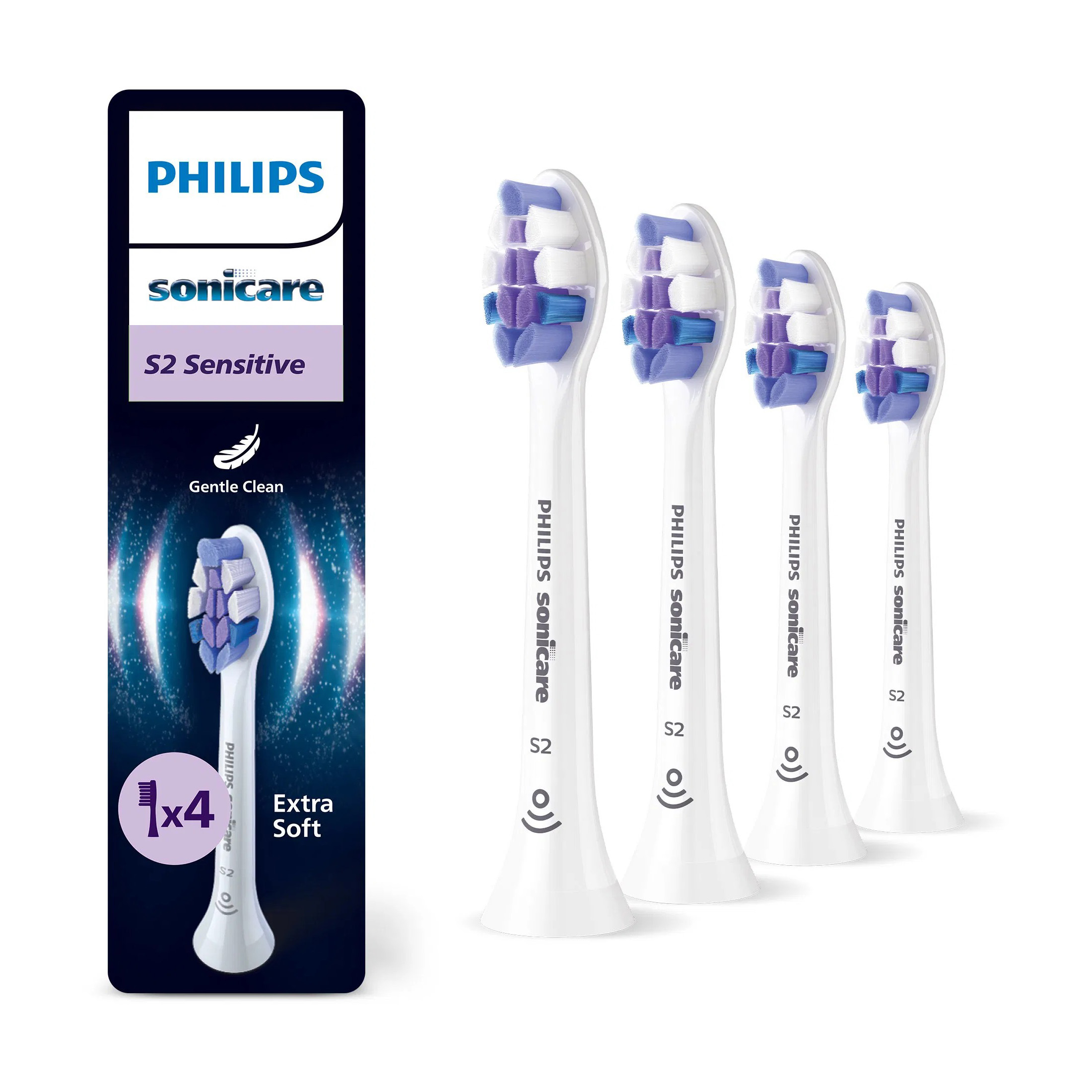 Philips Sonicare Sensitive HX6054/87, Sensitive · 4 ks
